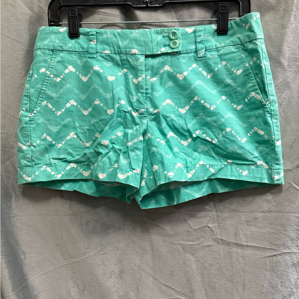 Vineyard Vines Teal Zigzag Women's Shorts